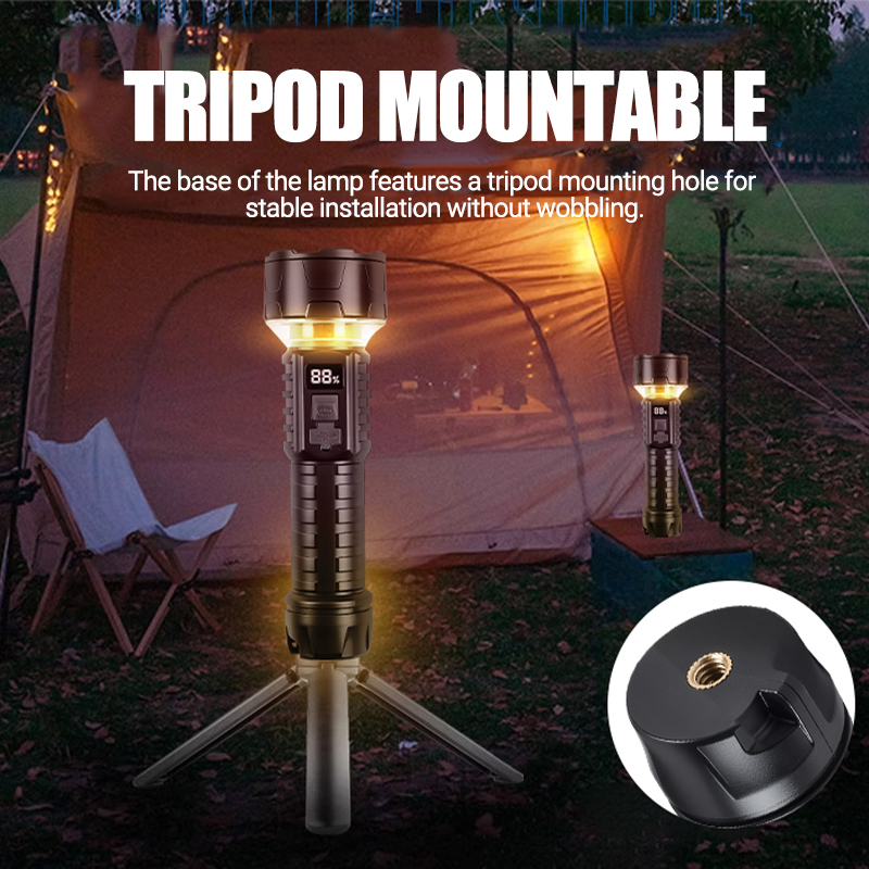 COB LED 손전등 충전식 랜턴 7코어 캠핑 토치 레 - Outdoor Camping Lighting 리뷰 및 가격