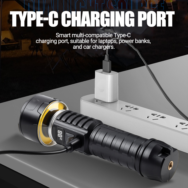 COB LED 손전등 충전식 랜턴 7코어 캠핑 토치 레 - Outdoor Camping Lighting 리뷰 및 가격