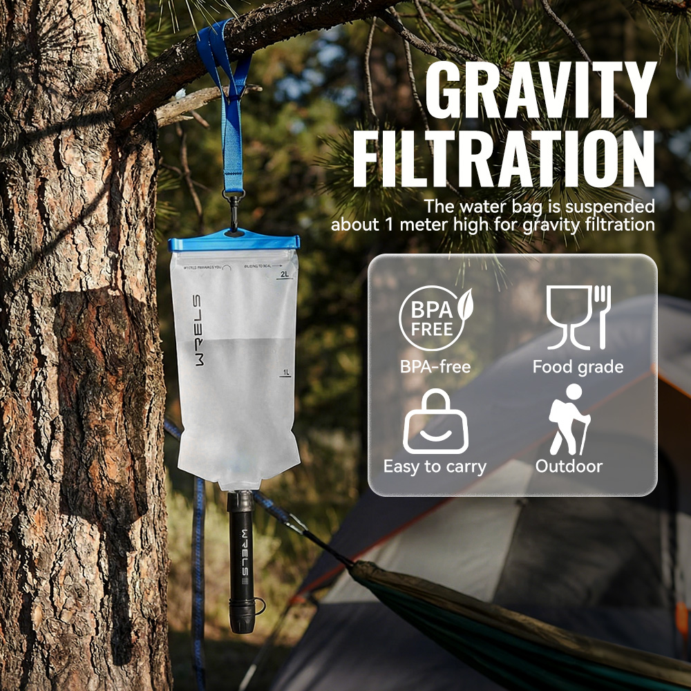 WRELS 야외 정수기 휴대용 직접 마시는 미니 정수  - Portable Water Filter 리뷰 및 가격