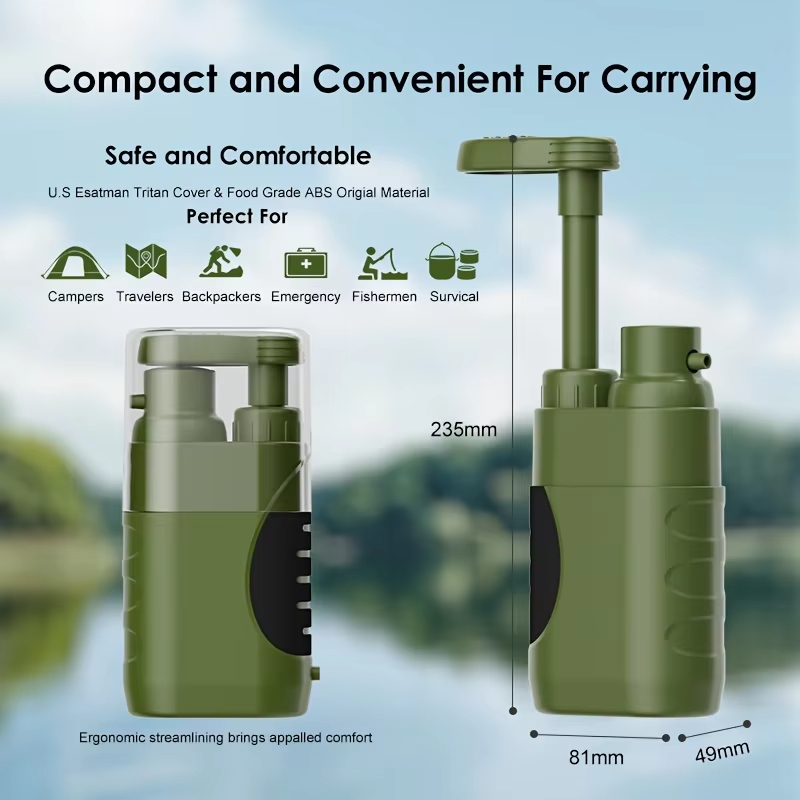 야외용 정수 필터 직접 마시는 휴대용 정수기 캠핑용 정 - Portable Water Filter 리뷰 및 가격