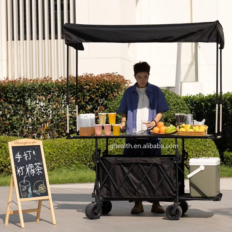 접이식 철제 테이블 트롤리 카트 노점 다용도 이동식 피 - Outdoor Camping Folding Table 리뷰 및 가격