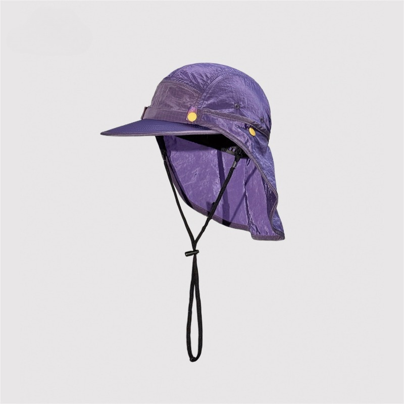 일본식 탈부착 숄형 햇빛 가리개 플랫 챙 야구 모자 여 - Camping Outdoor Quick Drying Sun Neck Protection Cap Hat 리뷰 및 가격