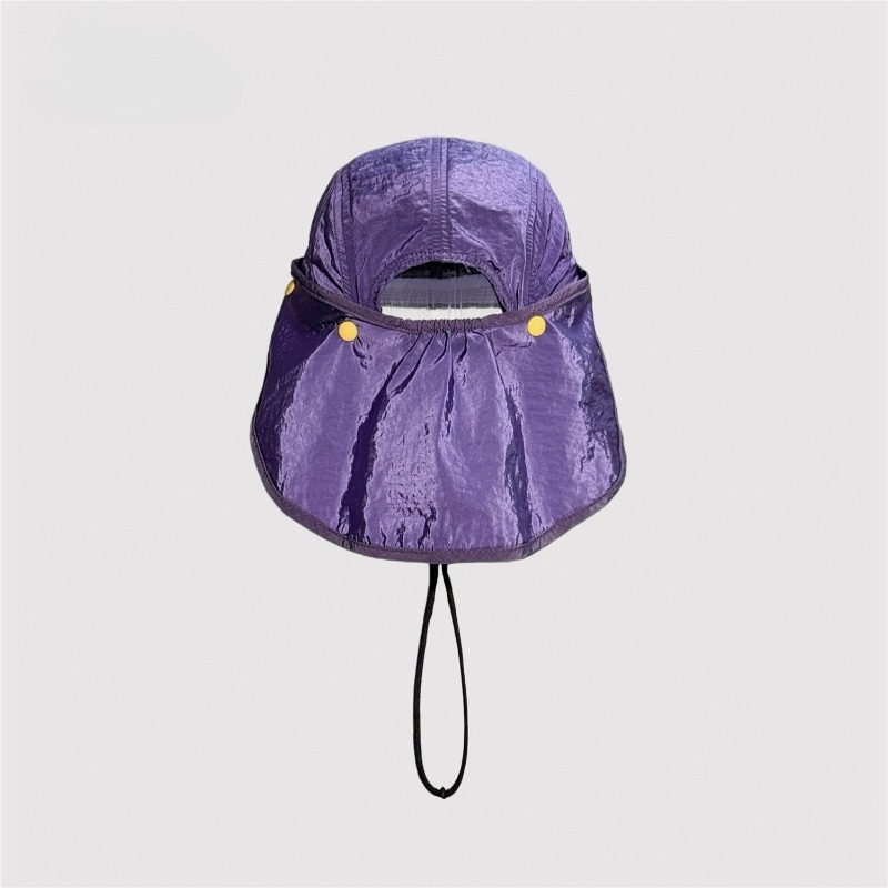 일본식 탈부착 숄형 햇빛 가리개 플랫 챙 야구 모자 여 - Camping Outdoor Quick Drying Sun Neck Protection Cap Hat 리뷰 및 가격