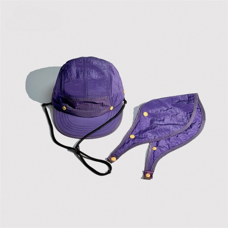 일본식 탈부착 숄형 햇빛 가리개 플랫 챙 야구 모자 여 - Camping Outdoor Quick Drying Sun Neck Protection Cap Hat 리뷰 및 가격