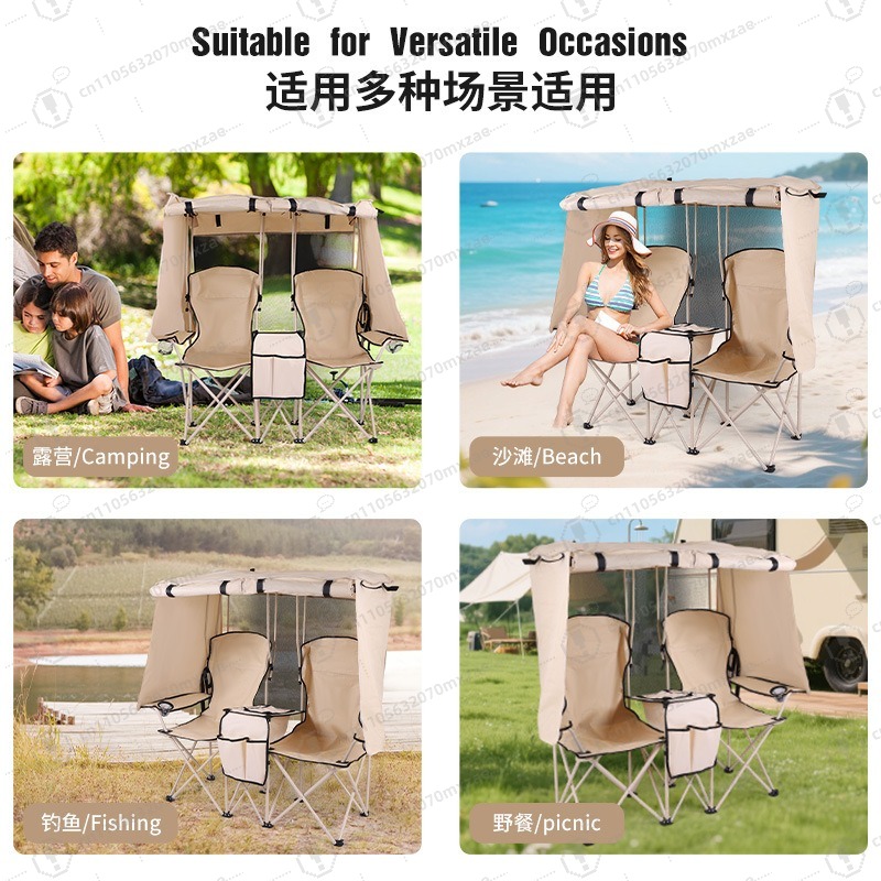 야외 캠핑 레저용 이중 접이식 의자 낚시 비치 의자 일 - Outdoor Camping Chairs Folding 리뷰 및 가격