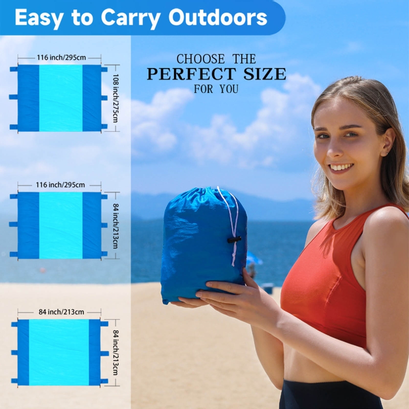 모래 무료 모래 해변 담요 휴대용 캠핑 매트 야외 포켓 - Outdoor Camping Mat Waterproof 리뷰 및 가격