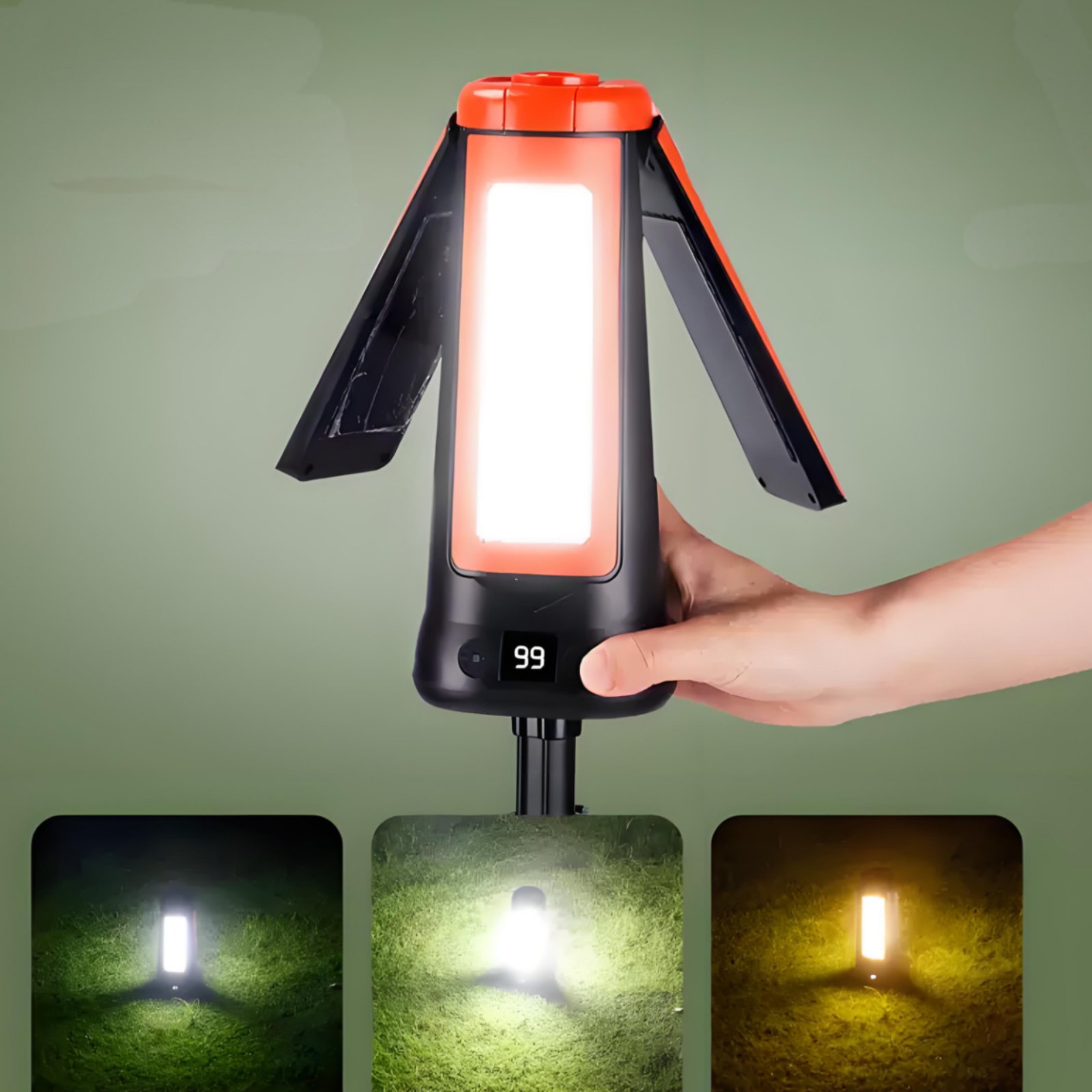 텔레스코픽 텐트 램프 높이 조절 가능 휴대용 캠핑 램프 - Outdoor Camping Lighting 리뷰 및 가격