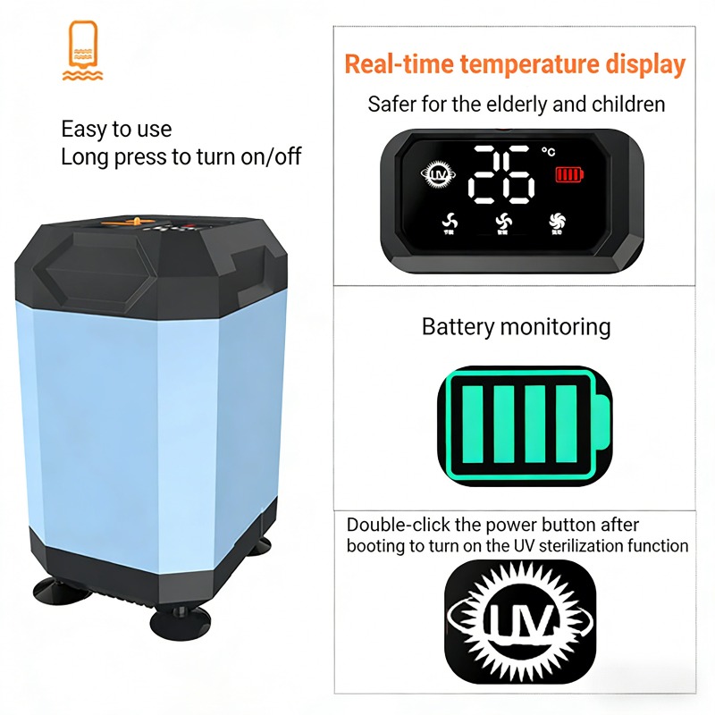 5400mAh/9000mAh 야외 휴대용 캠핑 샤워기  - Outdoor Camping Shower 리뷰 및 가격