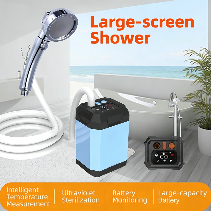 5400mAh/9000mAh 야외 휴대용 캠핑 샤워기  - Outdoor Camping Shower 리뷰 및 가격