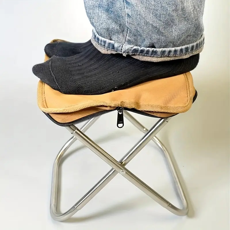 야외 접이식 연필 케이스 작은 의자 포켓 의자 휴대용  - Outdoor Camping Chairs Folding 리뷰 및 가격