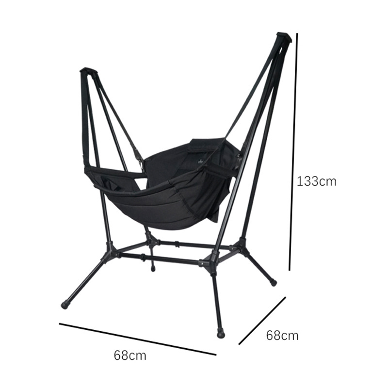 야외 캠핑용 하이백 문체어 블랙 포터블 알루미늄 합금  - Outdoor Camping Rocking Chair 리뷰 및 가격