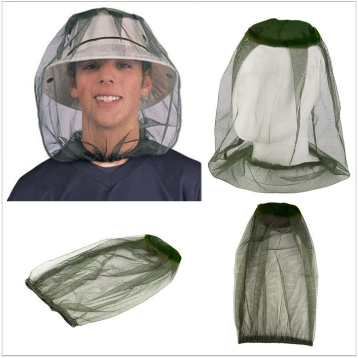 2PC 야외 캠핑 및 하이킹, 곤충 및 모기 방제, 머 - Outdoor Camping Hat 리뷰 및 가격