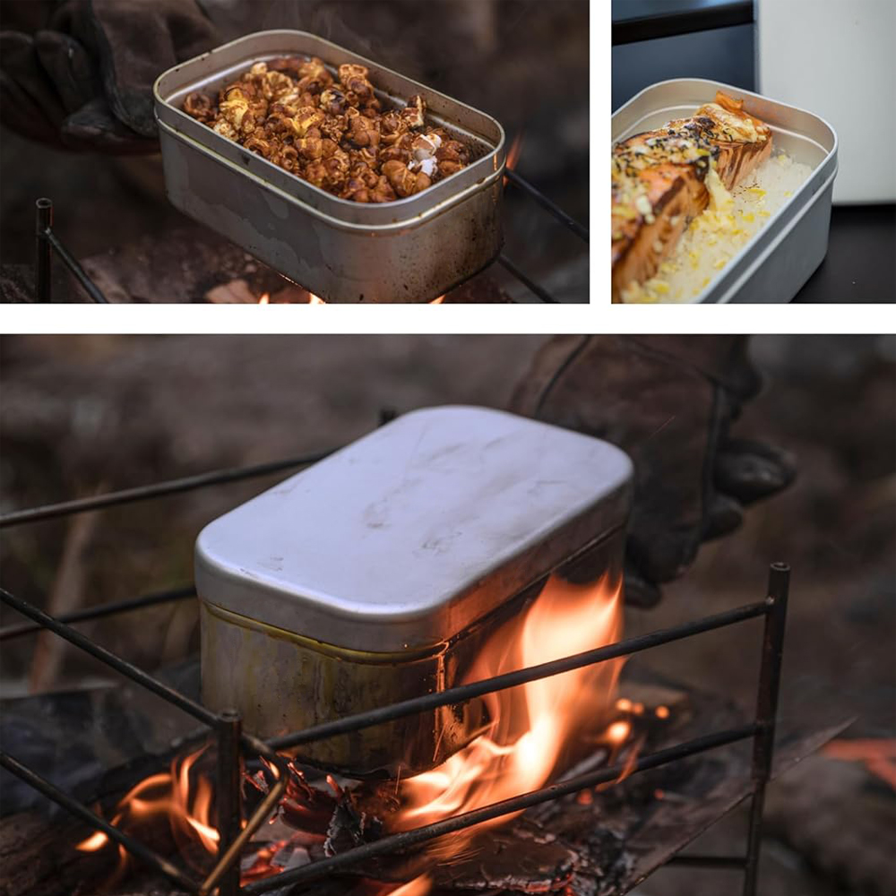 접이식 도시락 상자 손잡이, 성인용 도시락 용기, 알루 - Outdoor Camping Cooking Equipment 리뷰 및 가격