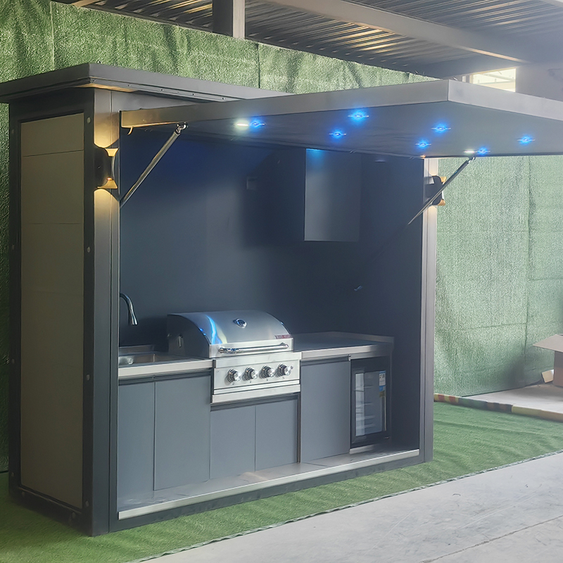 휴대용 야외 주방 포드 방수형 전천후 조리대, 뒷마당  - Outdoor Camping Kitchen Setup 리뷰 및 가격