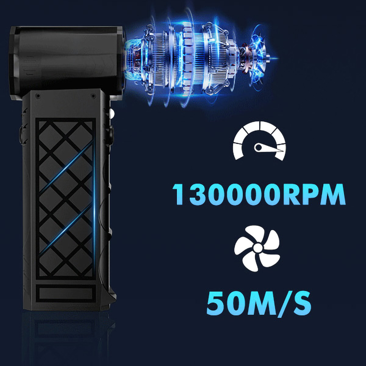 130000RPM 고속 강력 터보 팬 2*3000mAh - Outdoor Camping Misting Fan 리뷰 및 가격