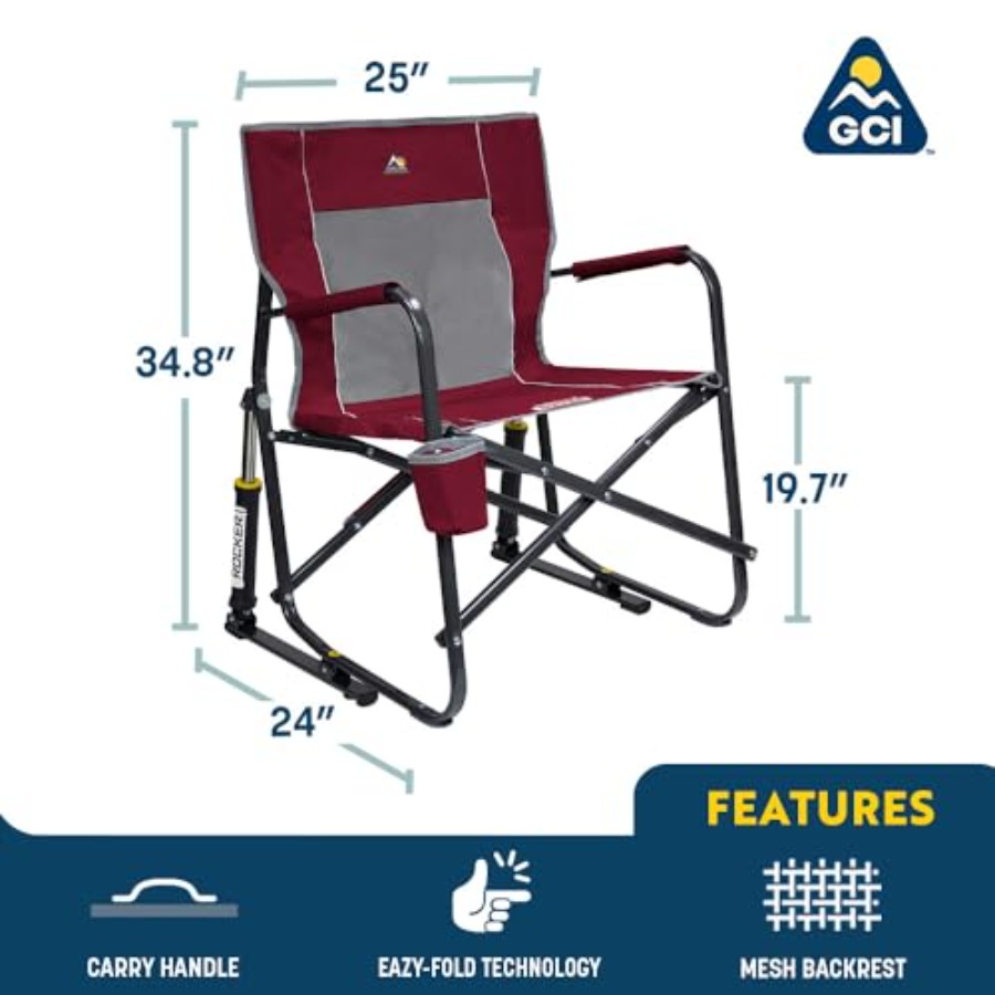 야외용 프리스타일 로커 캠핑 의자, 내구성 있는 팔걸이 - Outdoor Camping Rocking Chair 리뷰 및 가격