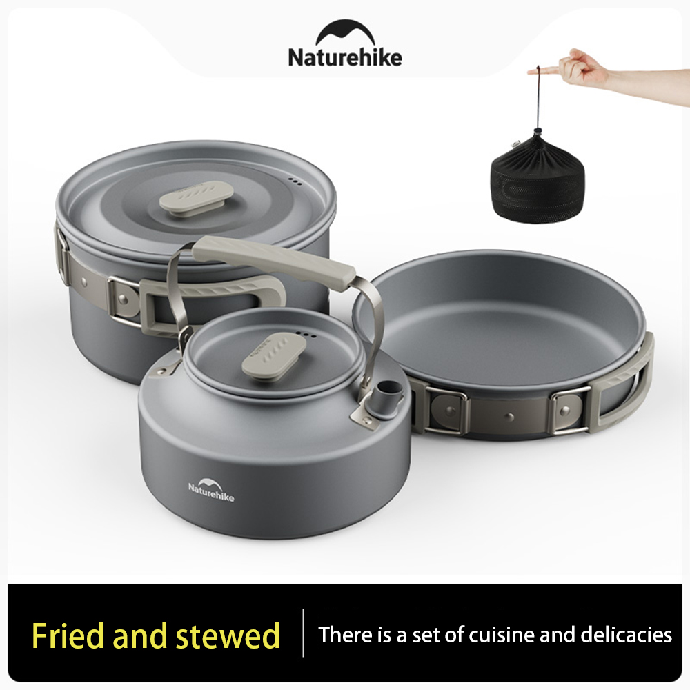 네이처하이크 야외 냄비 세트, 캠핑 요리 장비, 휴대용 - Outdoor Camping Cooking Equipment 리뷰 및 가격