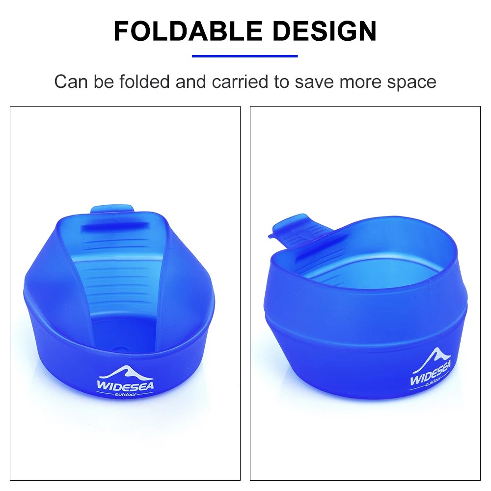 Widesea 캠핑 250ml 소프트 접이식 컵 식기  - Outdoor Camping Cooking Equipment 리뷰 및 가격